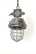 Industrial Caged pendant with junction box